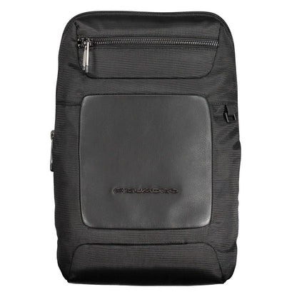 Piquadro Nero Econyl Men Shoulder Bag