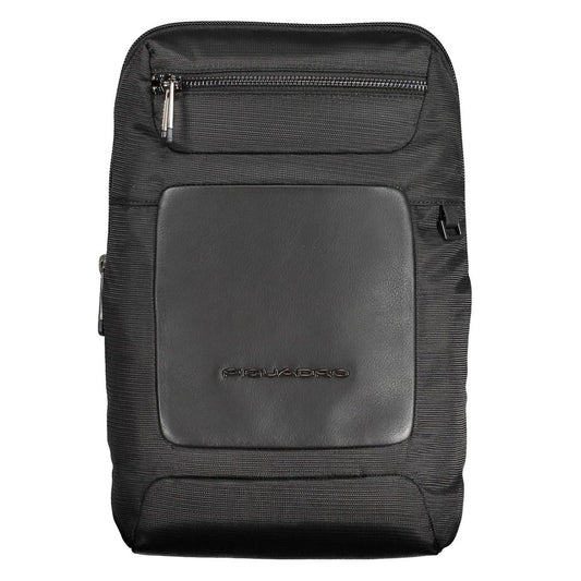 Piquadro Nero Econyl Men Shoulder Bag