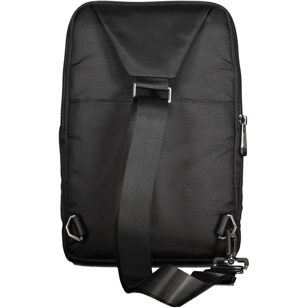 Piquadro Nero Econyl Men Shoulder Bag