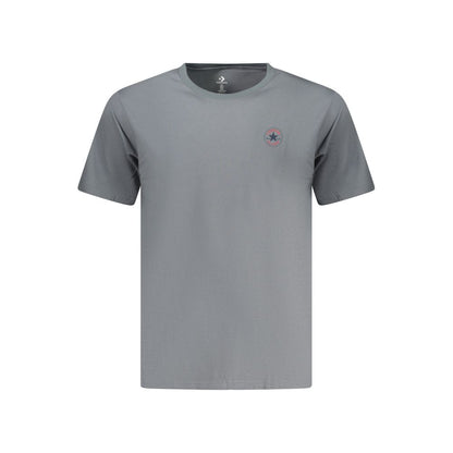 Converse Gray Cotton Men's T-Shirt