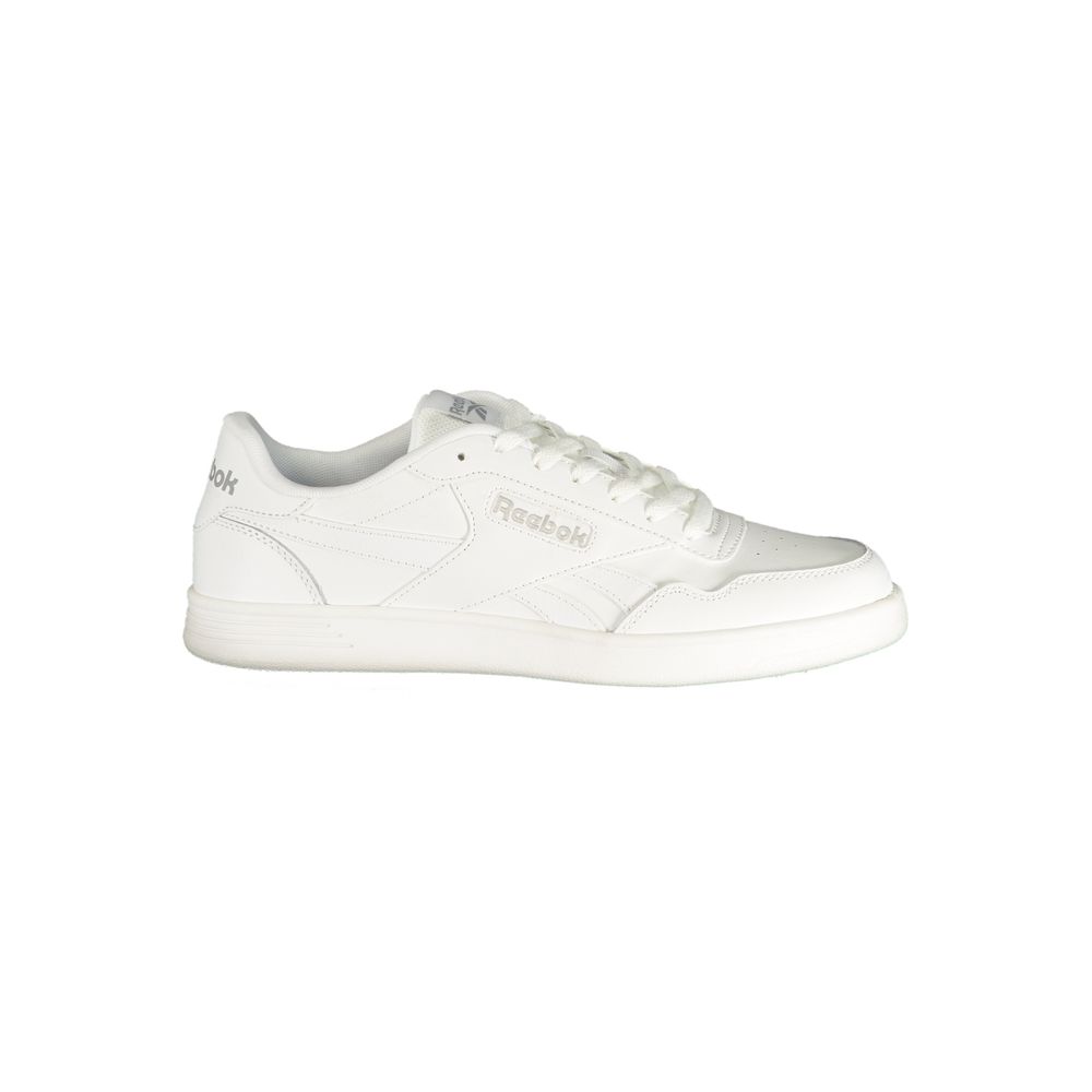 Reebok White Polyester Athletic Sneakers