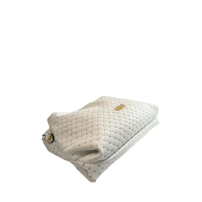 Baldinini Trend White Cowhide Shoulder Bag