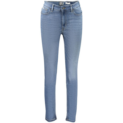 Guess Jeans Blue Cotton Skinny Jeans