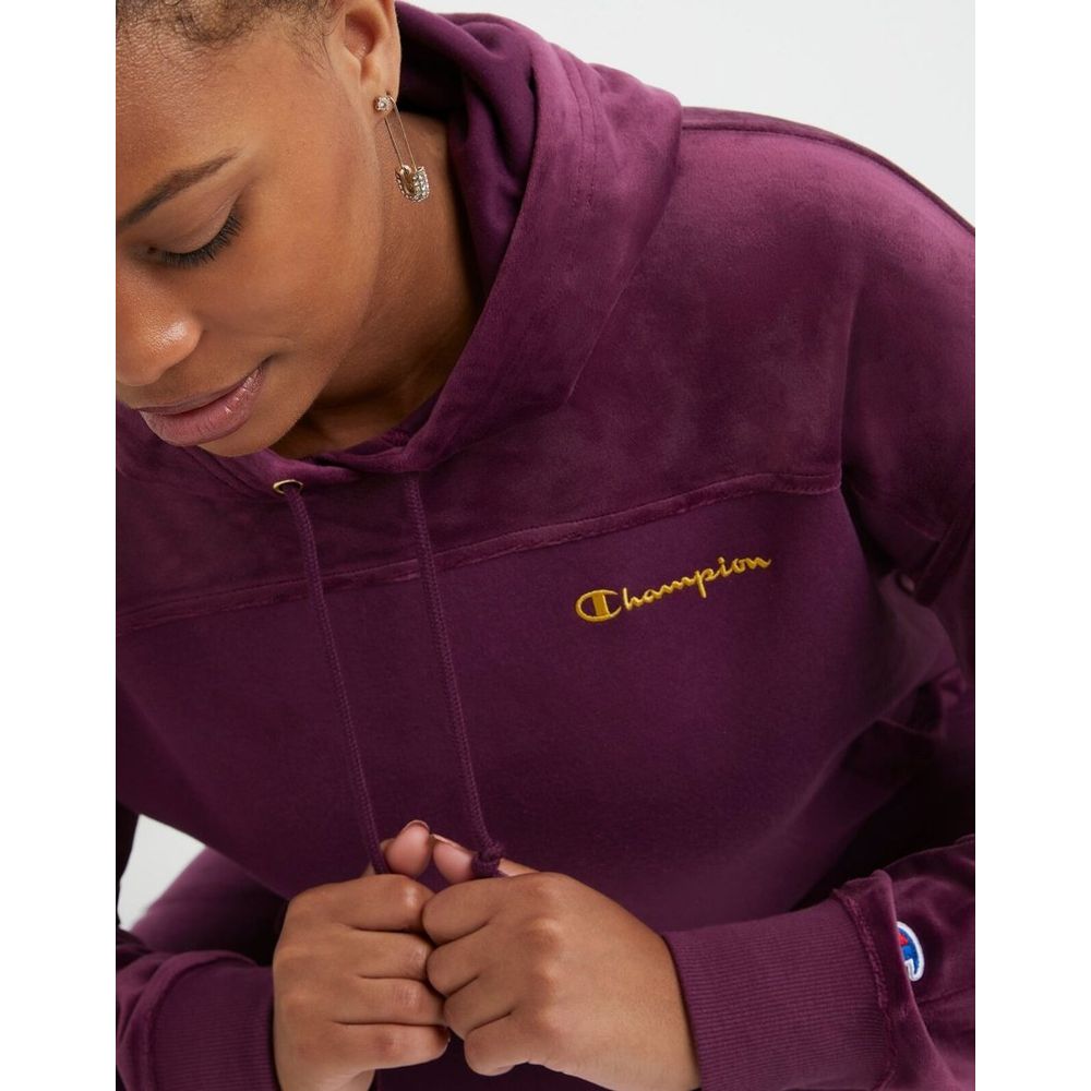 Champion Purple Polyester Sweatshirt