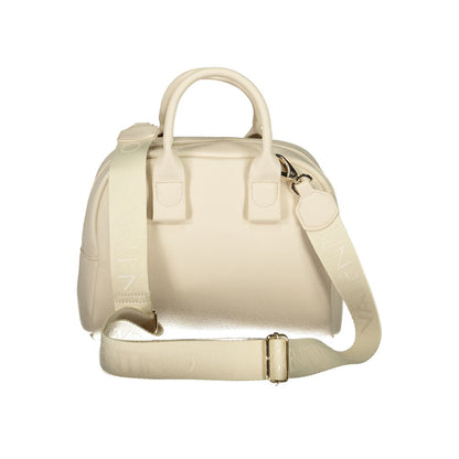 Valentino Beige Polyurethane Women's Bag with Shoulder Strap and Handles