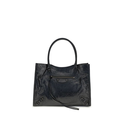 Balenciaga Black Lamb Ovis Aries Shoulder Bag