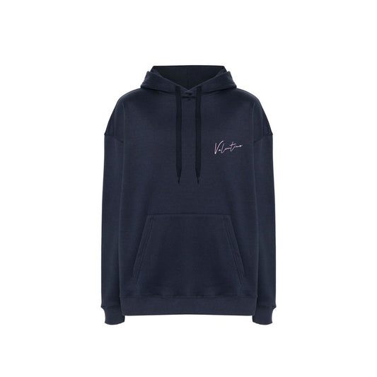 Valentino Blue Cotton Sweatshirt
