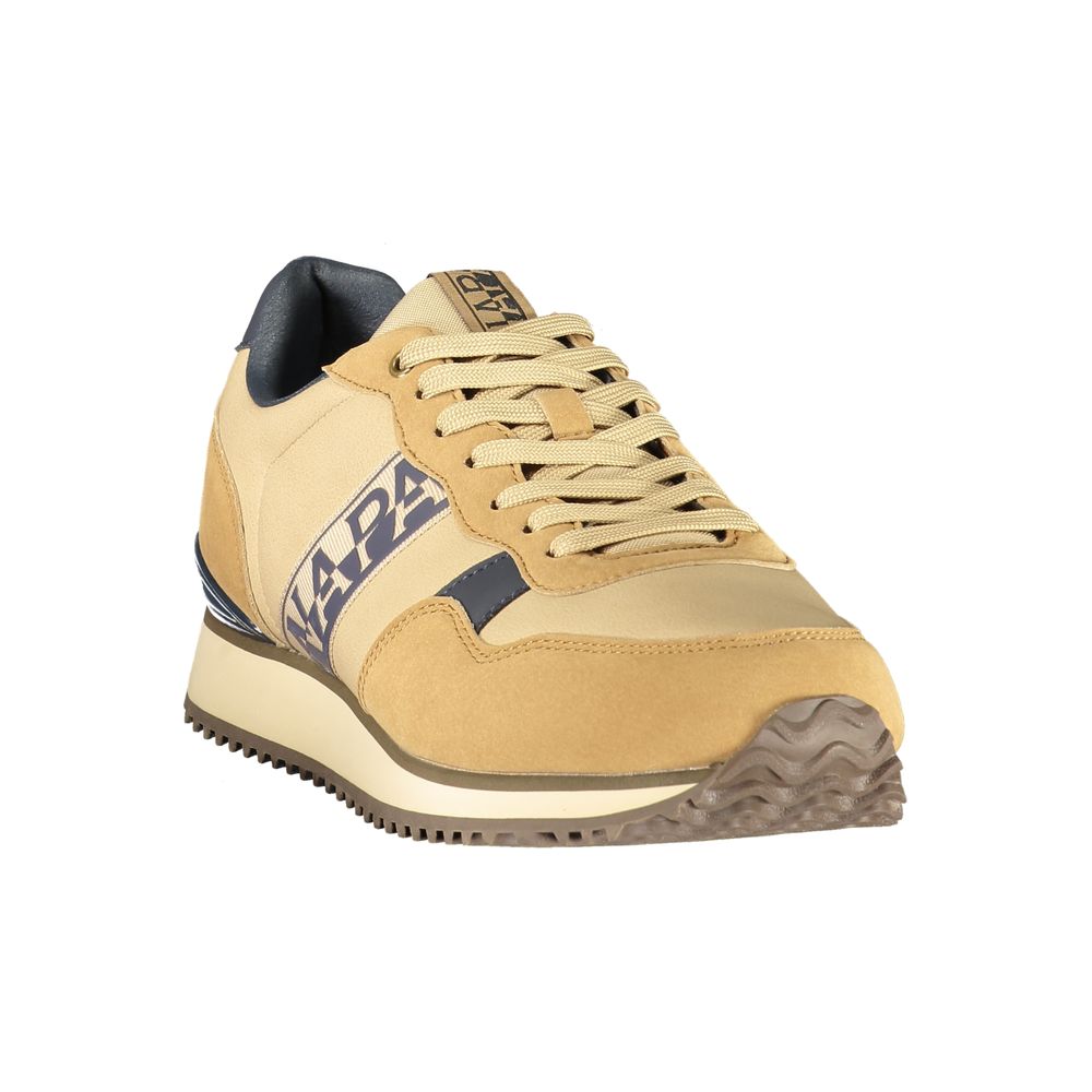 Napapijri Brown Polyester Men's Sneaker