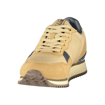 Napapijri Brown Polyester Men's Sneaker