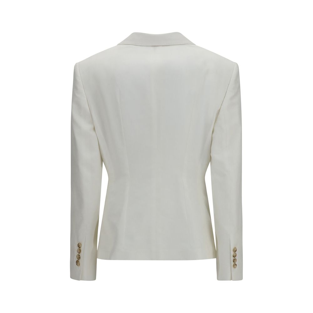 Dolce & Gabbana blazer i bomuld – hvid