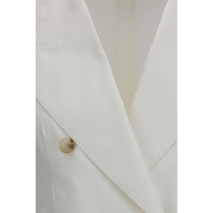 Dolce & Gabbana blazer i bomuld – hvid