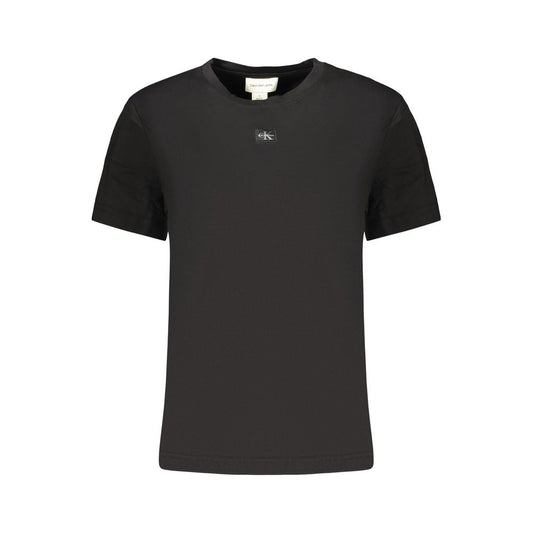 Calvin Klein Black Cotton Women's T-Shirt