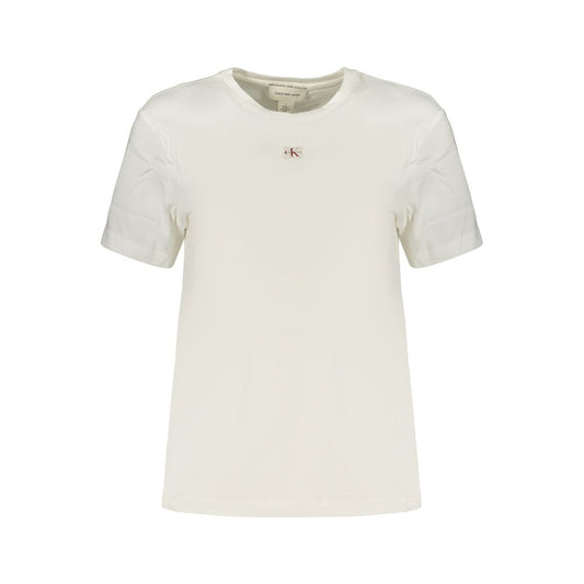 Calvin Klein White Cotton Women's T-Shirt