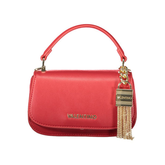 Mario Valentino Rosso Polyurethane Female Bag