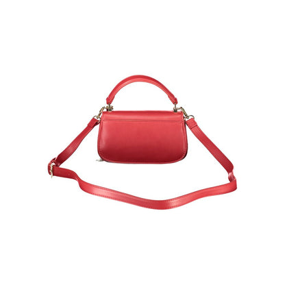 Mario Valentino Rosso Polyurethane Female Bag