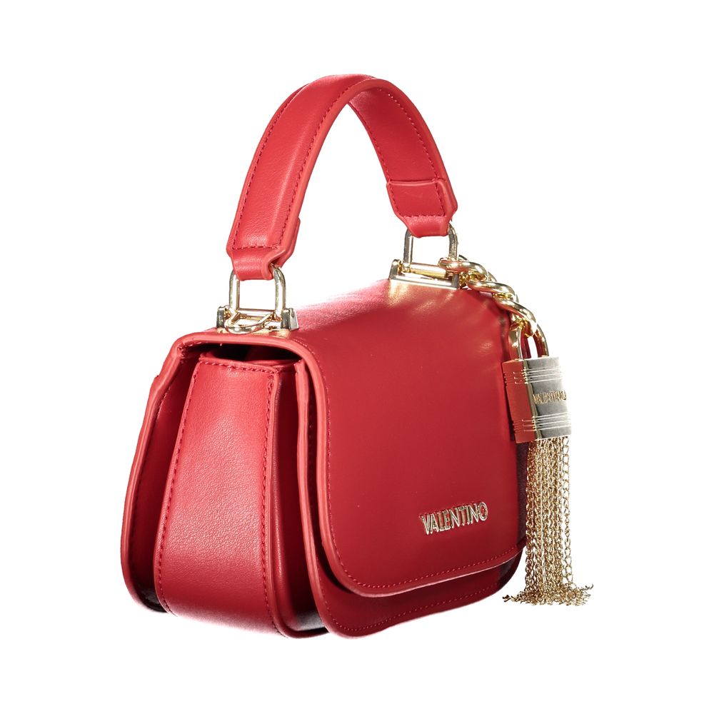 Mario Valentino Rosso Polyurethane Female Bag