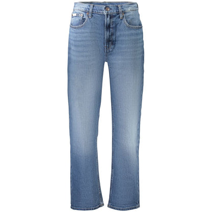 Calvin Klein Blue Cotton Women's Jeans