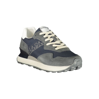 Napapijri Blue Polyester Athletic Sneakers