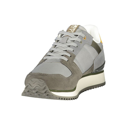 Napapijri Gray Polyester Athletic Sneakers