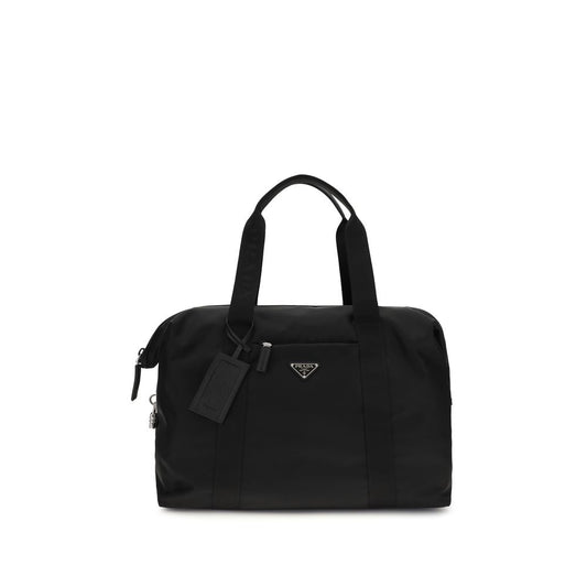 Prada Black Calf Leather Bos Taurus Luggage And Travel