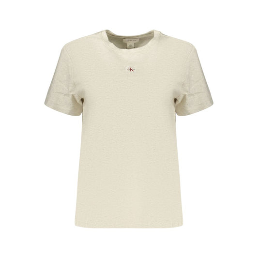 Calvin Klein Gray Cotton Women's T-Shirt