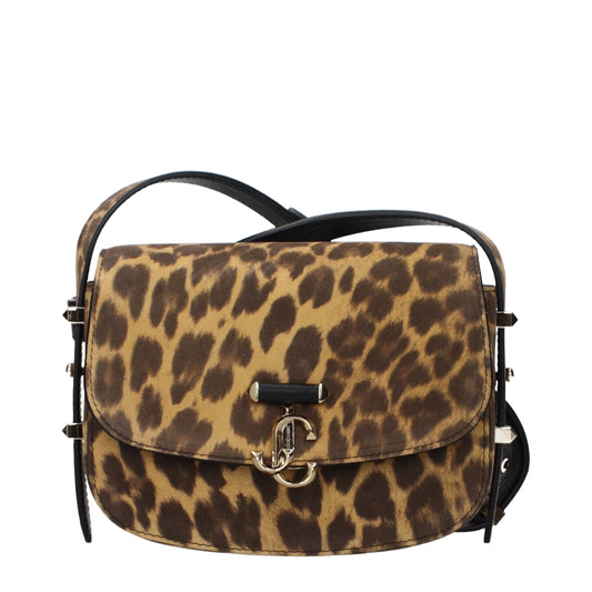 Jimmy Choo Brown Leather Crossbody Bag