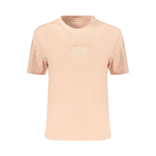 Calvin Klein Pink Cotton Women's T-Shirt