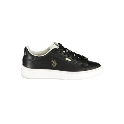 U.S. POLO ASSN. Black Polyester Women's Sneaker