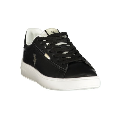 U.S. POLO ASSN. Black Polyester Women's Sneaker