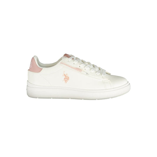 U.S. POLO ASSN. Bianco Polyester Women's Sneaker