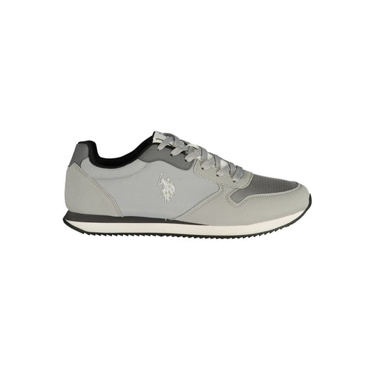 U.S. POLO ASSN. Gray Polyurethane Men's Sneaker