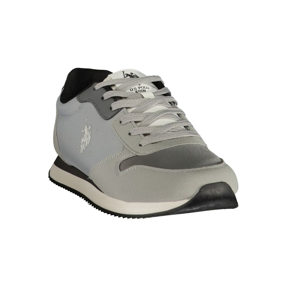 U.S. POLO ASSN. Gray Polyurethane Men's Sneaker
