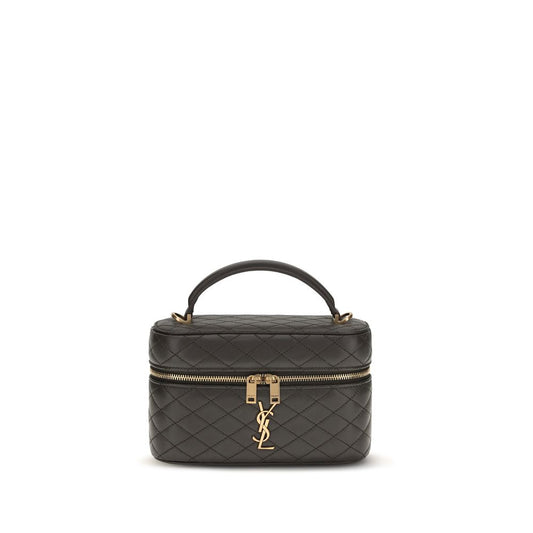 Saint Laurent Brown Calf Leather Bos Taurus Handbag