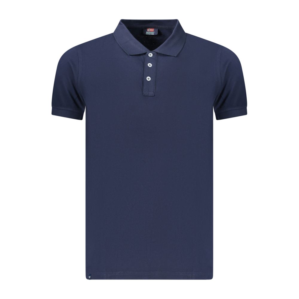 Norway 1963 Blue Cotton Polo Shirt