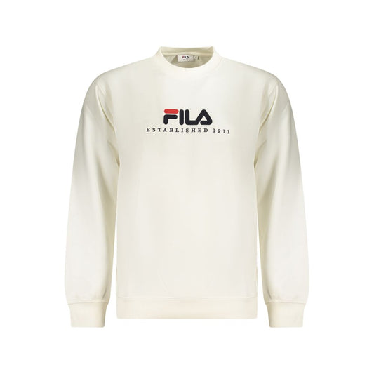 Fila White Cotton Menswear Sweatshirt