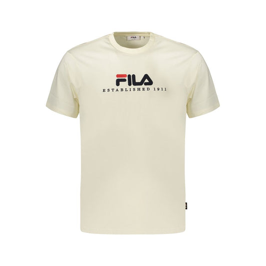 Fila Beige Cotton Men's T-Shirt