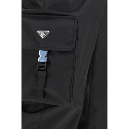 Prada Black Polyamide Cargo Pants