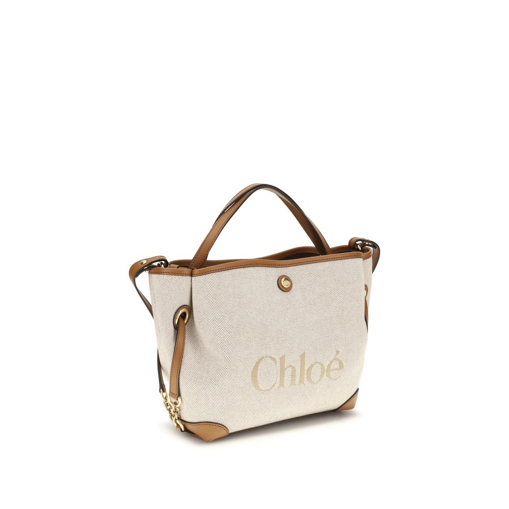 Chloé Beige Fabric Handbag