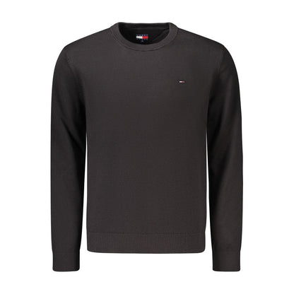 Tommy Hilfiger Black Cotton Men's Sweater