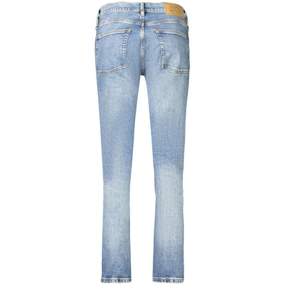 Tommy Hilfiger Blue Cotton Slim Fit Jeans