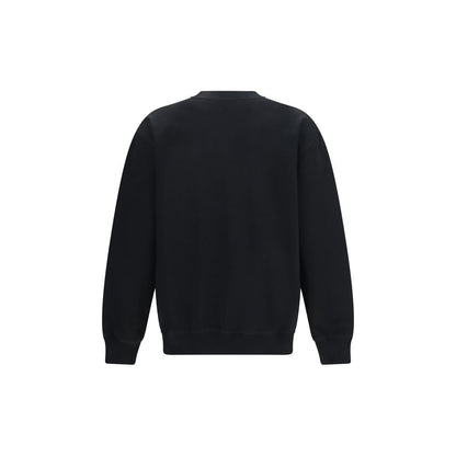 Balmain Black Cotton Sweatshirt