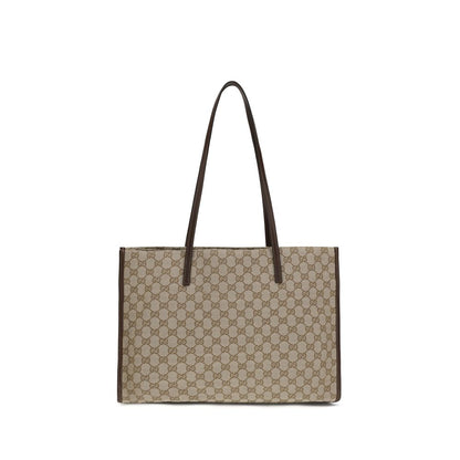 Gucci Beige Polyester Shoulder Bag