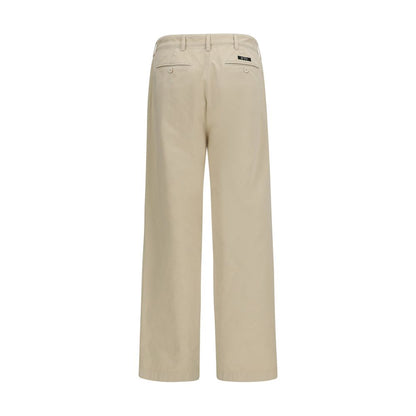 Prada straight-leg-bukser i bomuld – beige