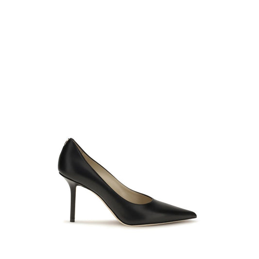 Jimmy Choo Love pumps i kalvelæder med 85 mm hæl – sort
