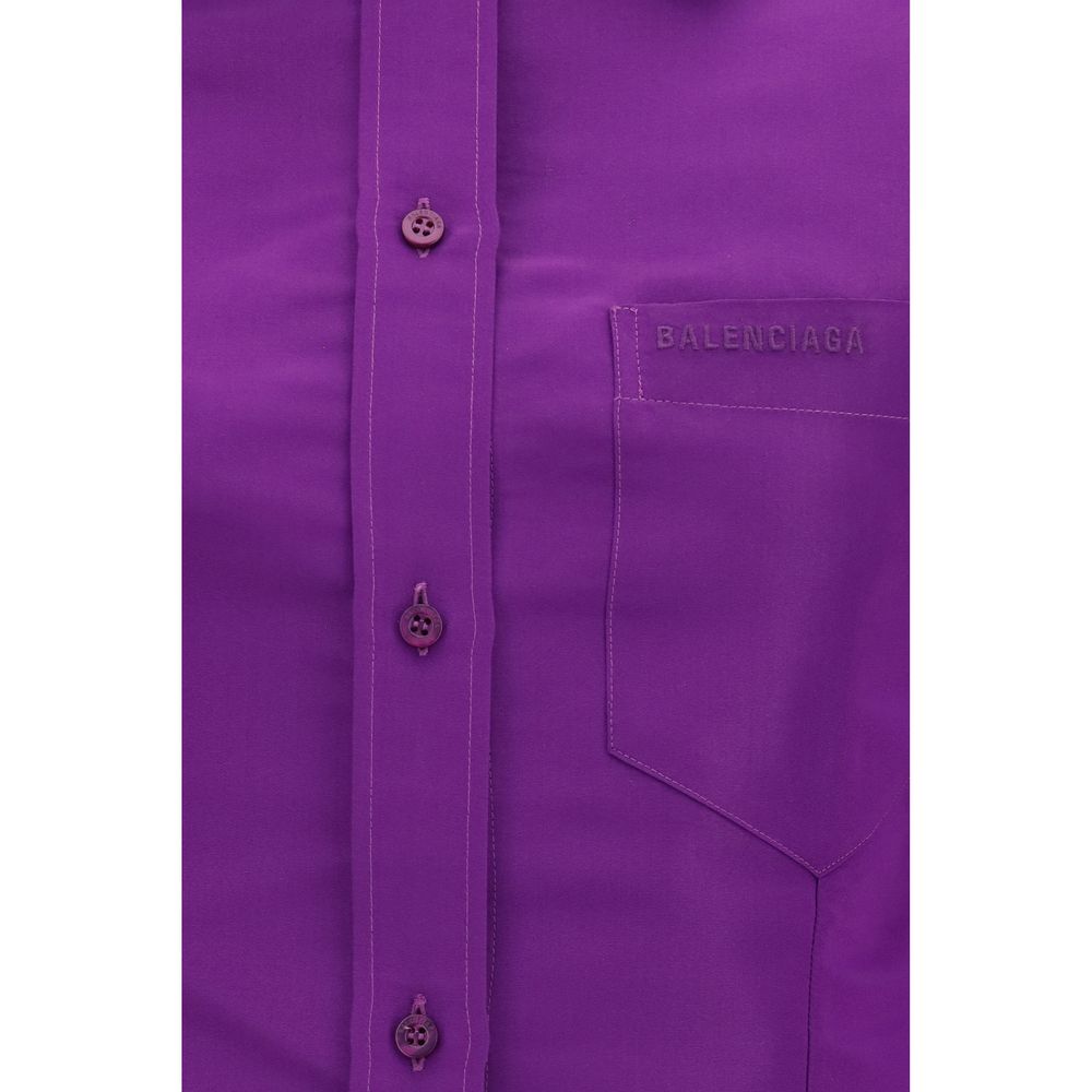 Balenciaga lilla bomuldsskjorte