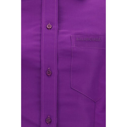 Balenciaga lilla bomuldsskjorte