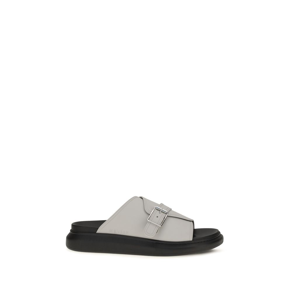 Alexander McQueen Gray Polyurethane Sandals