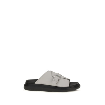 Alexander McQueen Gray Polyurethane Sandals