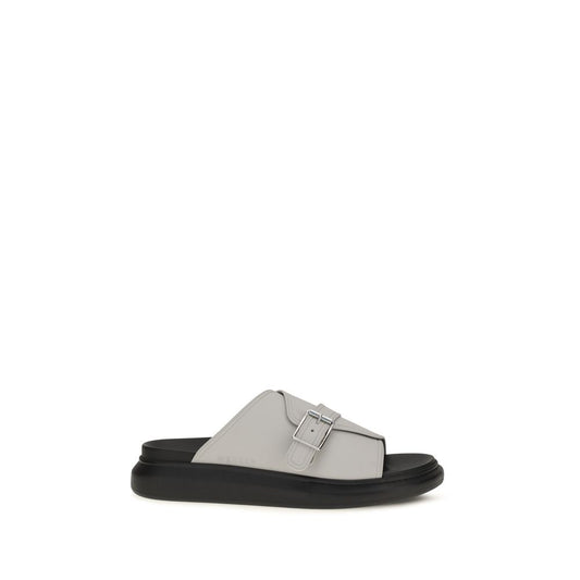 Alexander McQueen Gray Polyurethane Sandals