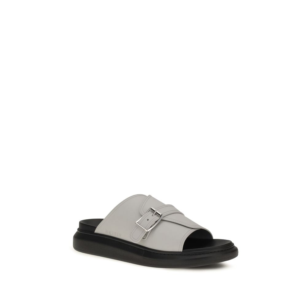 Alexander McQueen Gray Polyurethane Sandals